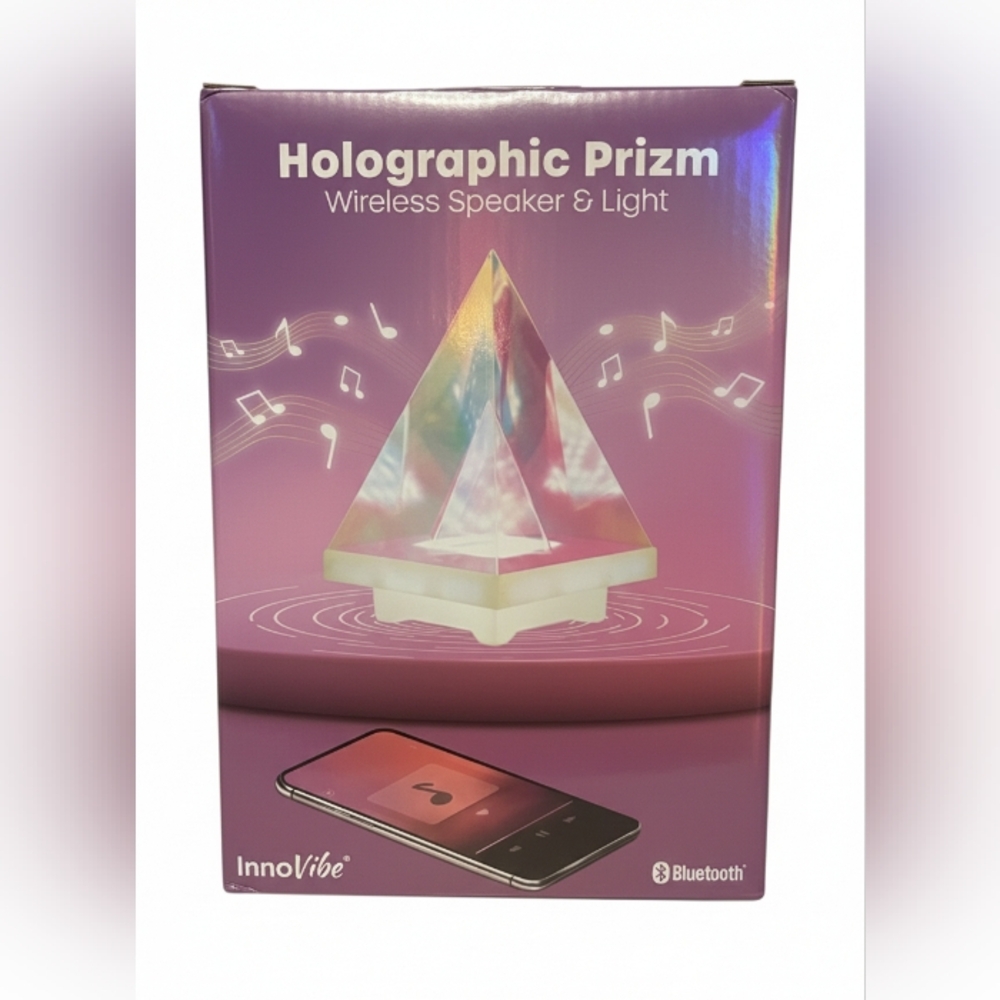 InnoVibe Holographic Prizm Wireless Speaker & Light